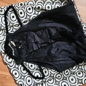 Halter Embroidery Dress